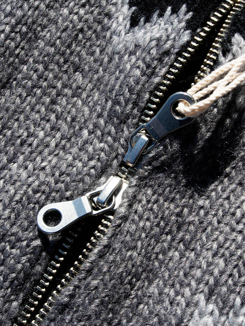 Zip Up Cowichan Cardigan