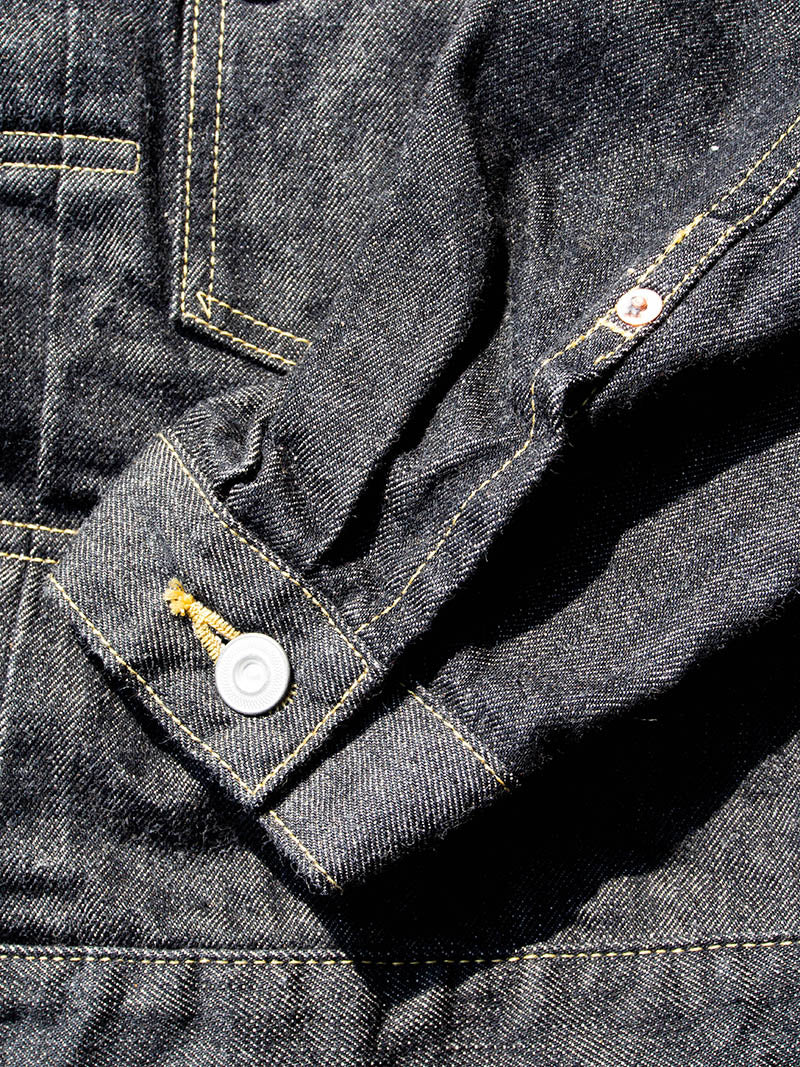 SBJ-145-305BK JUNBO 14.5oz 1st JACKET WWⅡ -Black Denim-