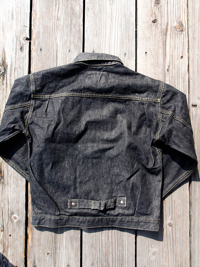 SBJ-145-305BK JUNBO 14.5oz 1st JACKET WWⅡ -Black Denim-