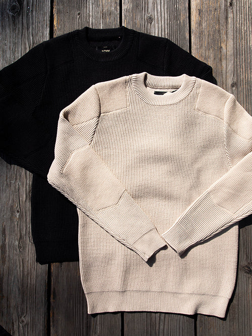 ACV-KN01 PADDED WAFFLE COTTON KNIT