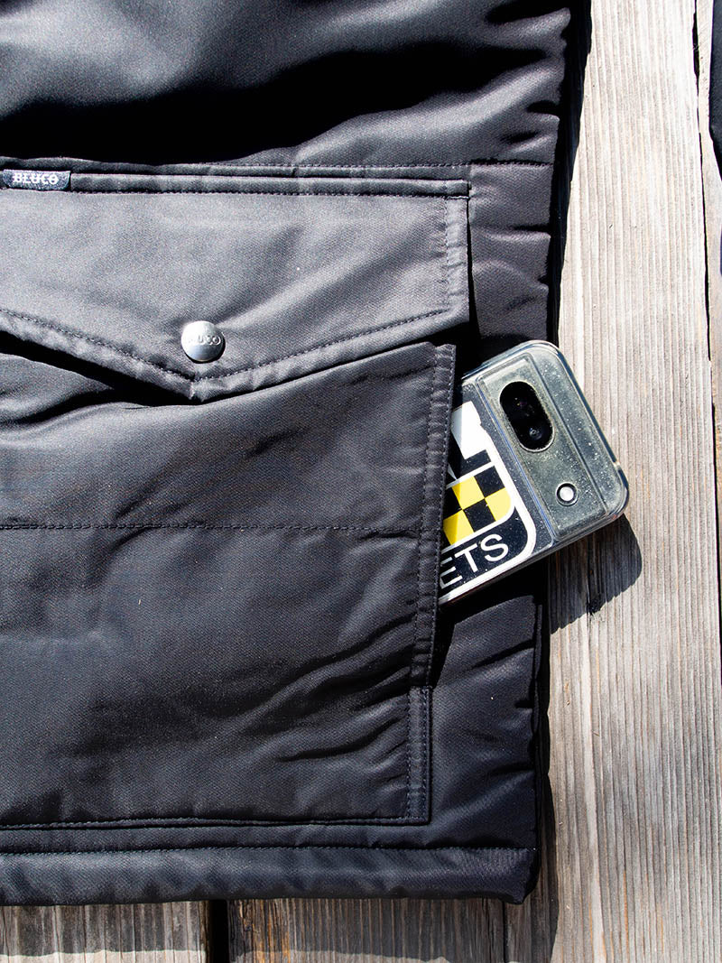 HOODED RACING JACKET