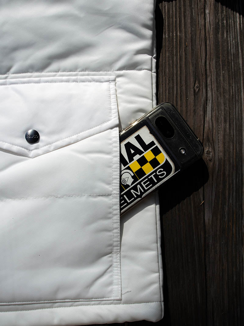 HOODED RACING JACKET