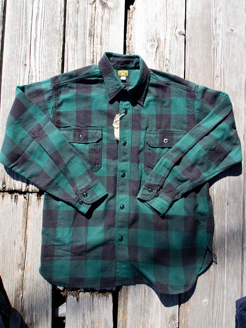 Deluxe Shirt, Open Front, Buffalo Check