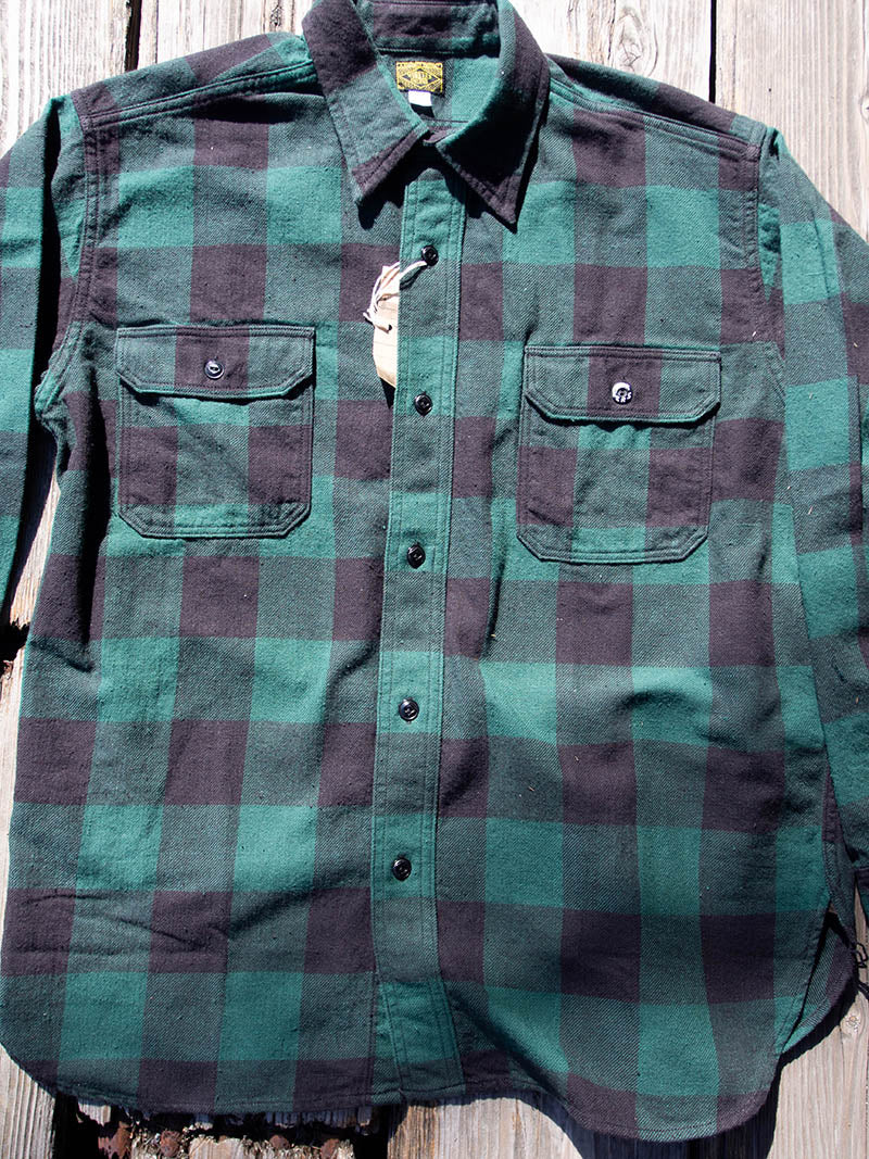 Deluxe Shirt, Open Front, Buffalo Check