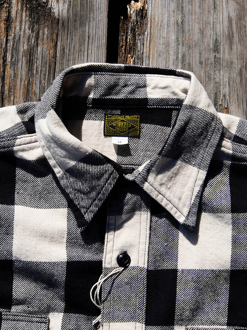 Deluxe Shirt, Open Front, Buffalo Check