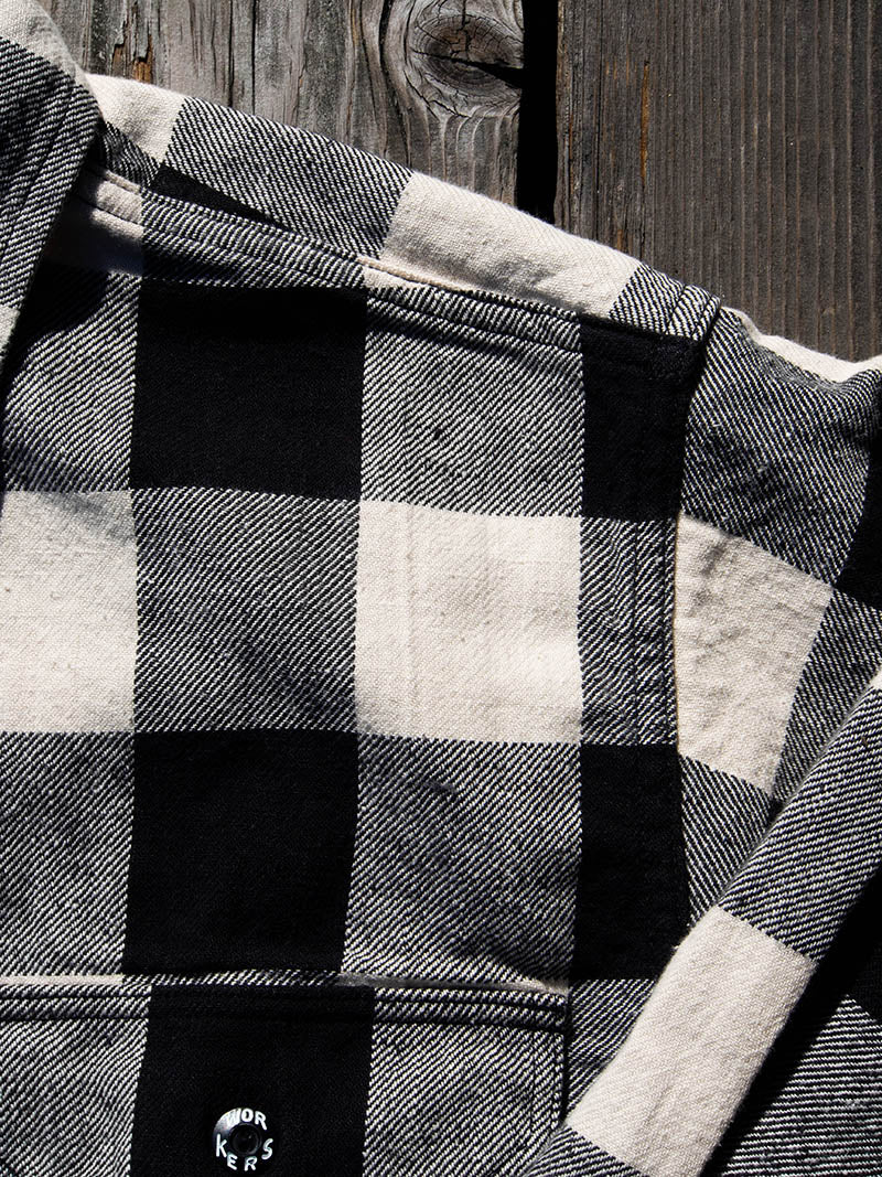 Deluxe Shirt, Open Front, Buffalo Check