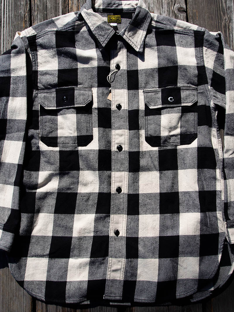 Deluxe Shirt, Open Front, Buffalo Check