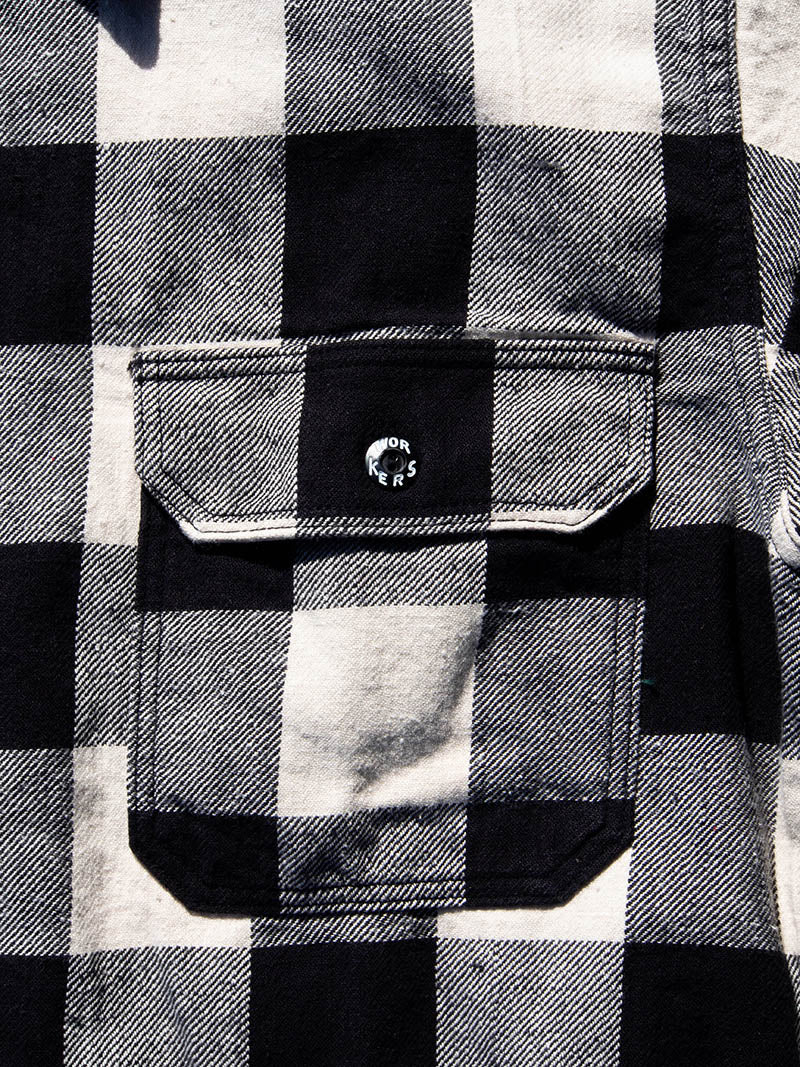 Deluxe Shirt, Open Front, Buffalo Check