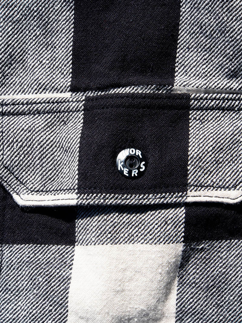 Deluxe Shirt, Open Front, Buffalo Check