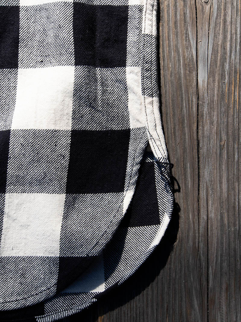 Deluxe Shirt, Open Front, Buffalo Check