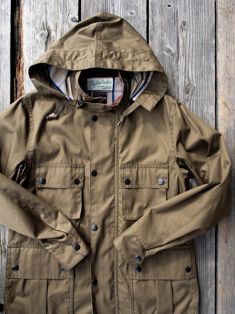 Weather Comfort Parka -Ventile Twill, Brown-