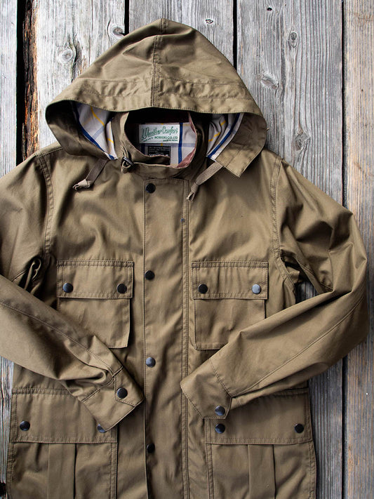 Weather Comfort Parka -Ventile Twill, Brown-