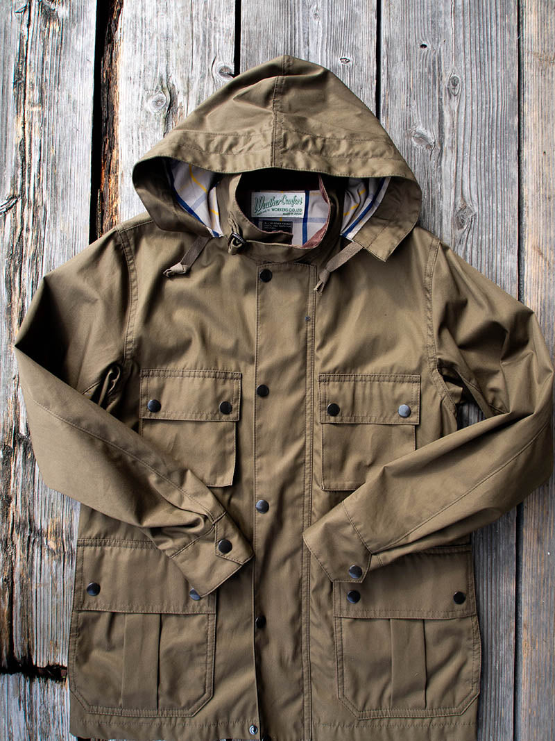 Weather Comfort Parka -Ventile Twill, Brown-