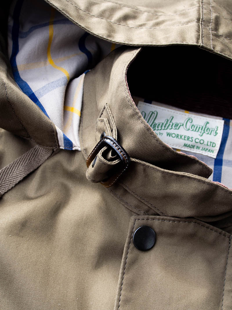 Weather Comfort Parka -Ventile Twill, Brown-