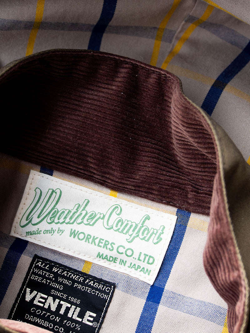 Weather Comfort Parka -Ventile Twill, Brown-
