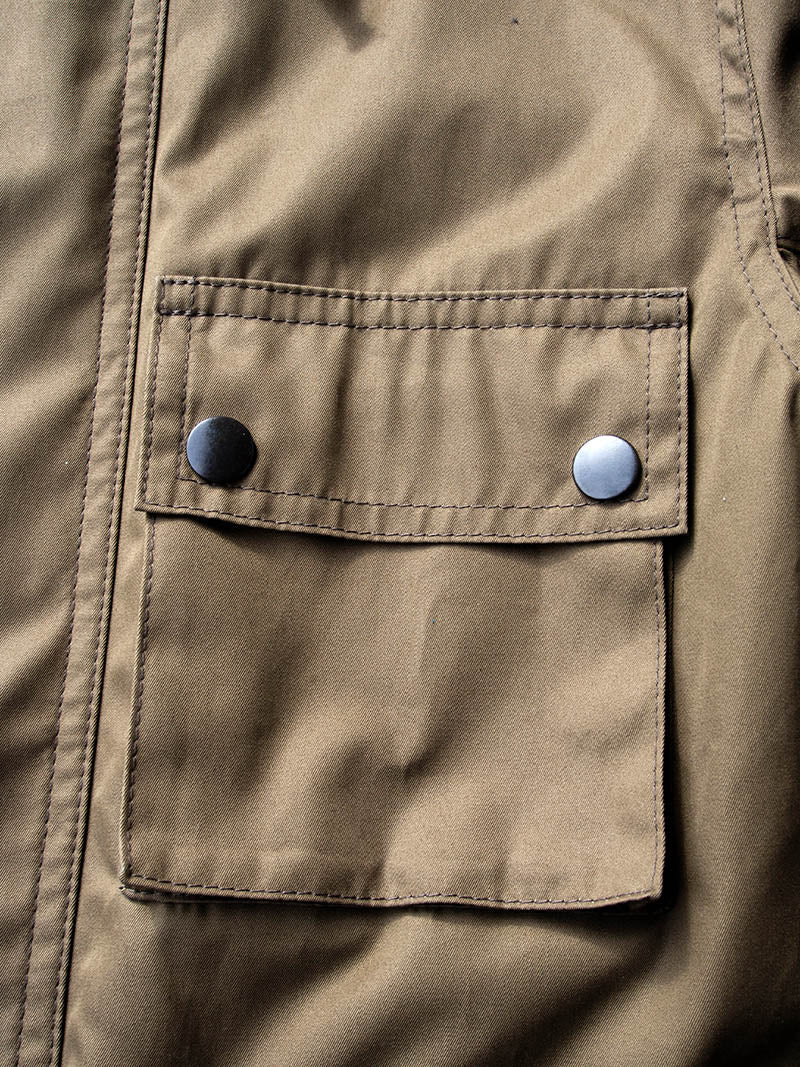 Weather Comfort Parka -Ventile Twill, Brown-