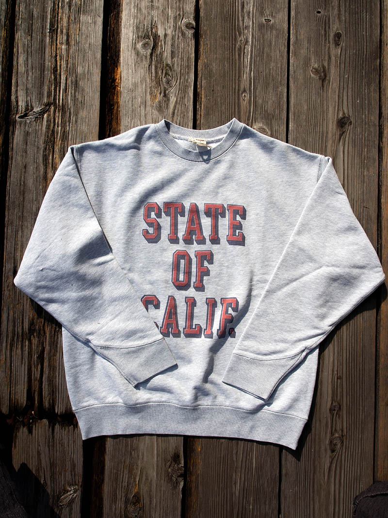 ”STATE OF CALIF" ATHLETIC CREW SWEAT