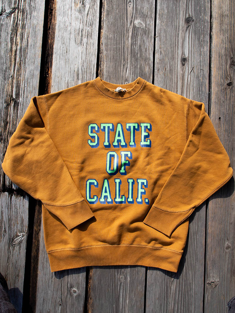 ”STATE OF CALIF" ATHLETIC CREW SWEAT