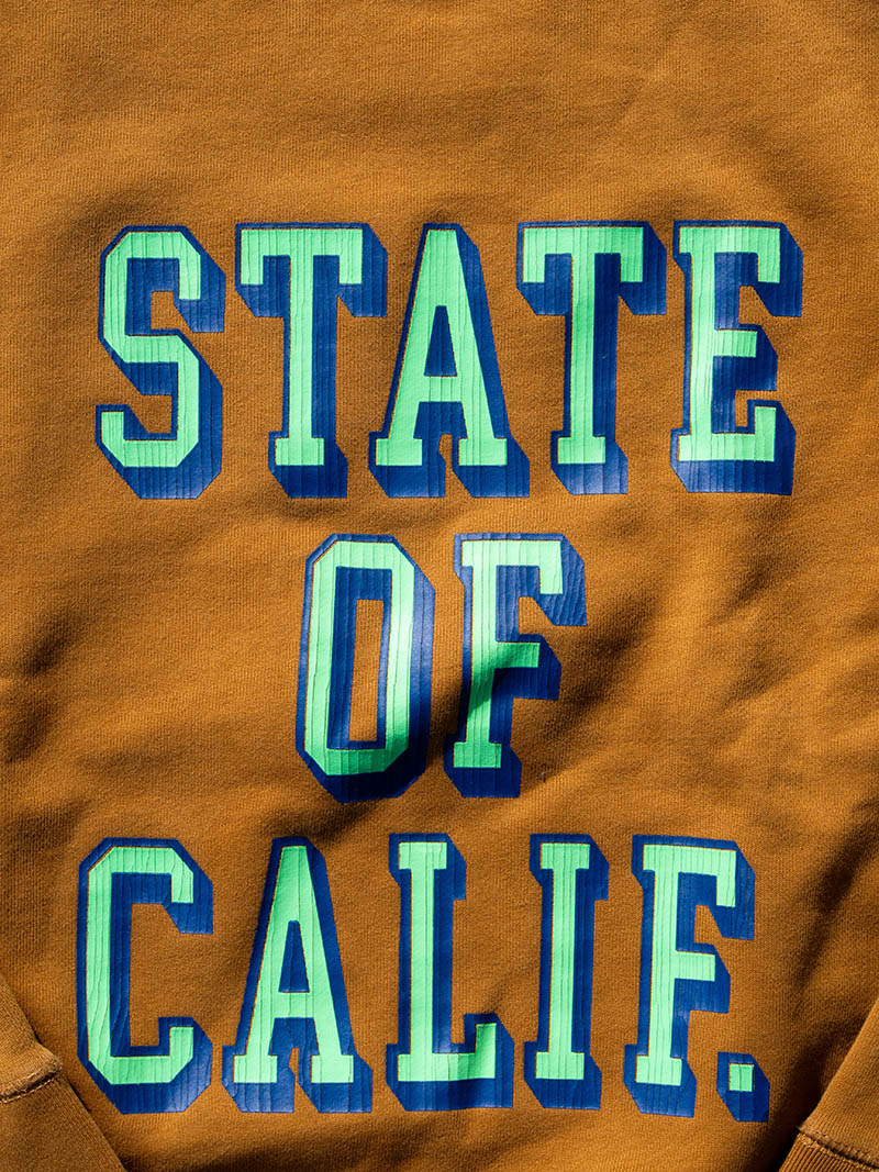 ”STATE OF CALIF" ATHLETIC CREW SWEAT