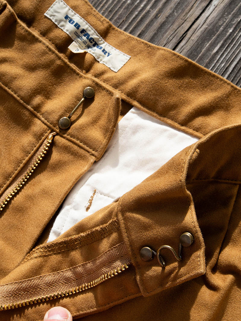 Moleskin Trousers -Kahki-