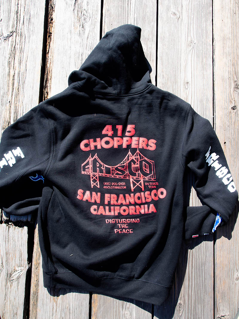 "415 CLOTHING INC" NO1 FRISCO HOODIE