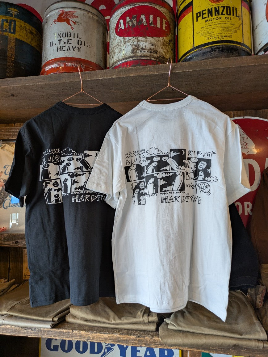 DRY COTTON PRINT TEE -Artwork by DISKAH-