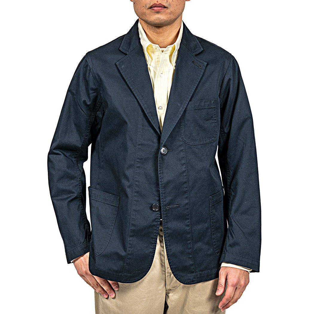 Lounge Jacket, 8 oz Navy Chino