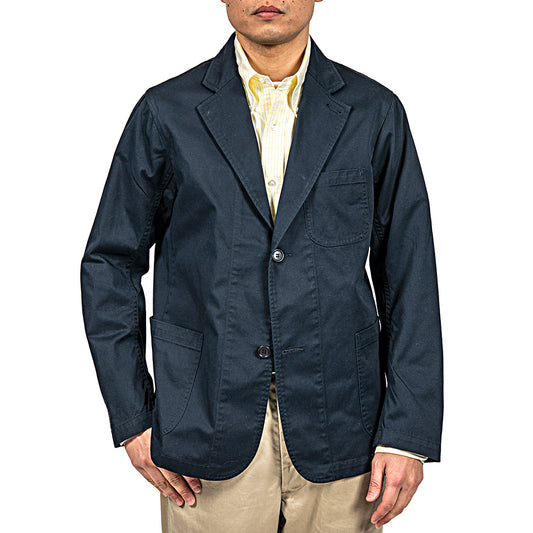 Lounge Jacket, 8 oz Navy Chino