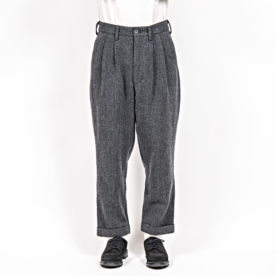 WORKERS Trousers, Wool Cotton Tweed