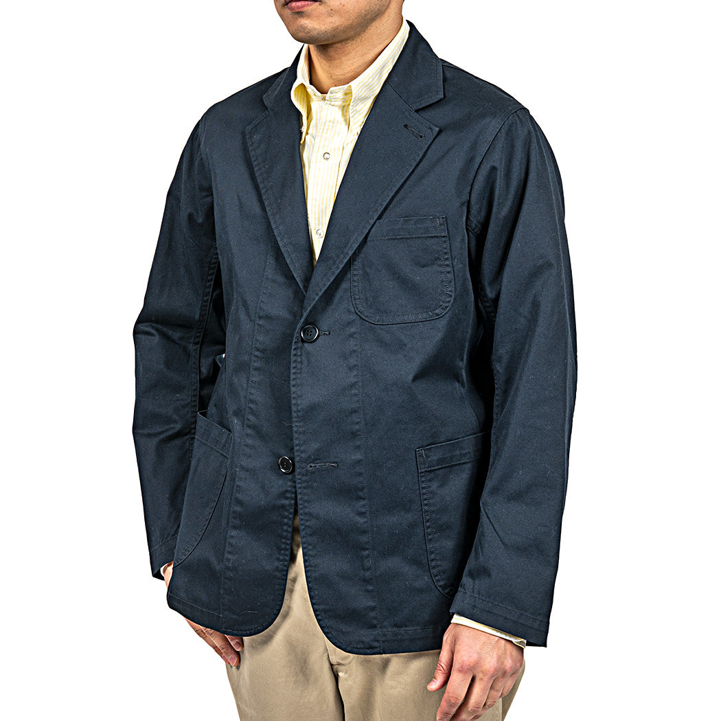 Lounge Jacket, 8 oz Navy Chino
