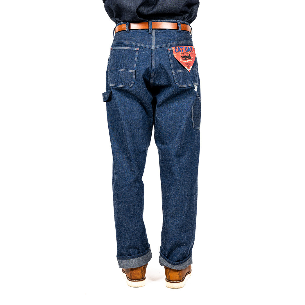 CAT DAY Painter Pants, 9.5 oz Indigo Denim