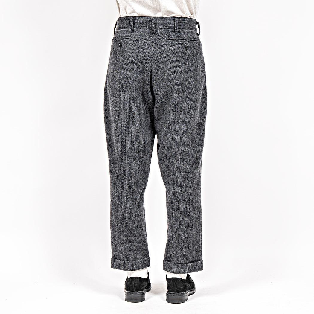 WORKERS Trousers, Wool Cotton Tweed