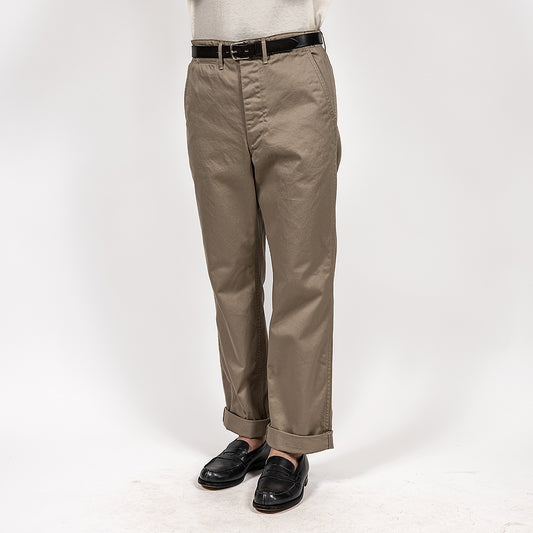 Officer Trousers, Regular Fit, Type 2, Greige Chino