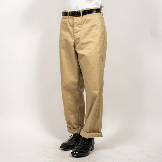 Officer Trousers Vintage Fit, Khaki No-1