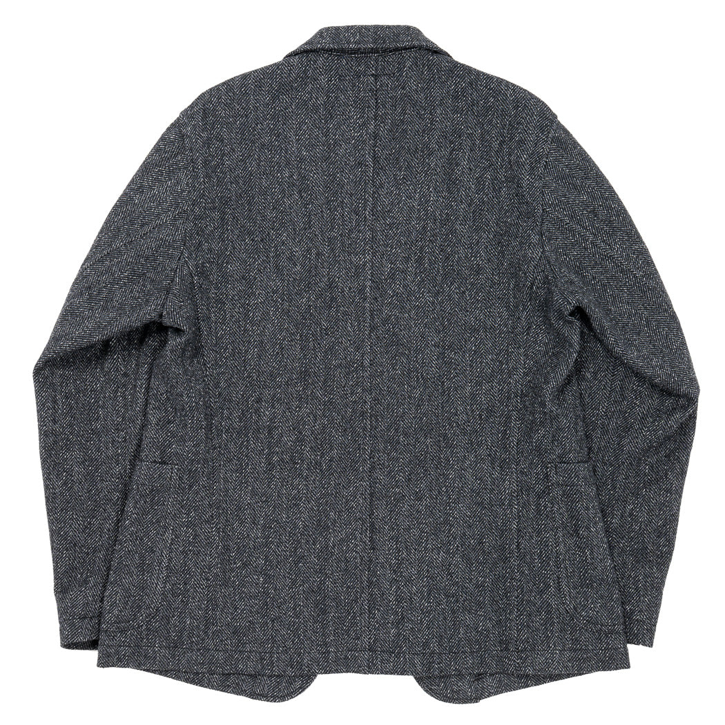 Lounge Jacket, Twisted Herringbone Tweed
