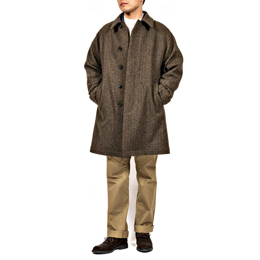 Bal Collar Coat, Ichinomiya Tweed