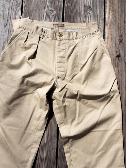 Officer Trousers RL Fit, Flat Chino, Beige