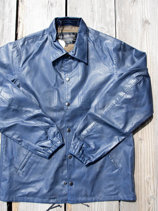 ACV-WX03 WAXED COTTON COACH JACKET -Navy-