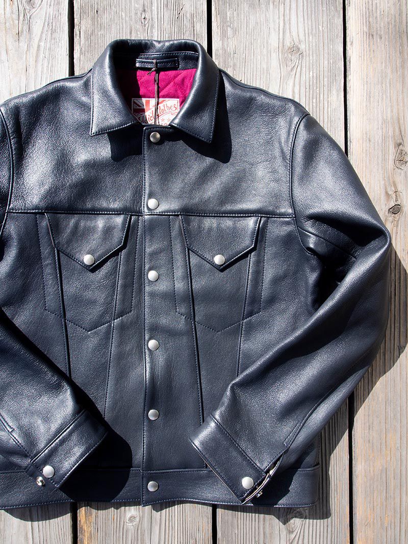 AD-08 SHEEPSKIN GRANADA JACKET -Dark Blue-