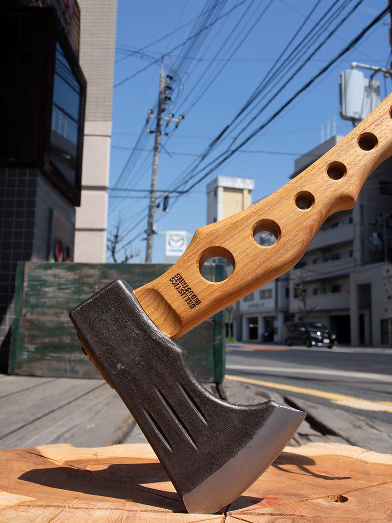 DRILLED HAND AXE Ⅱ -Hickory-